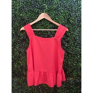 Loft, Coral Color Blouse, Women's Size MP